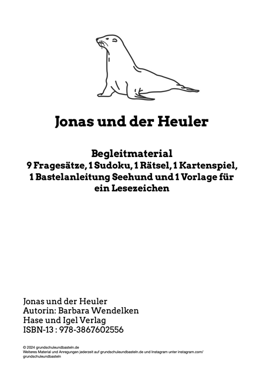 Lektüre: Jonas und der Heuler