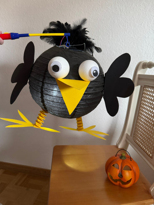Laterne Lustiger Rabe