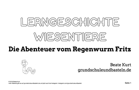Mit einer Lerngeschichte die Wiesentiere kennenlernen