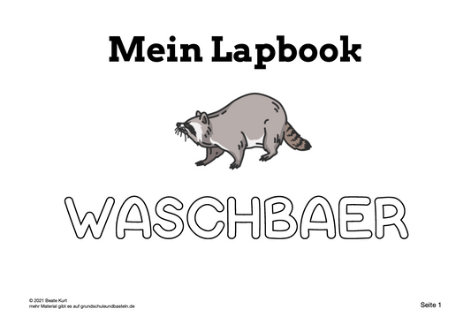 Waschbär, Dachs und Reh - spannende Arbeitsmaterialien