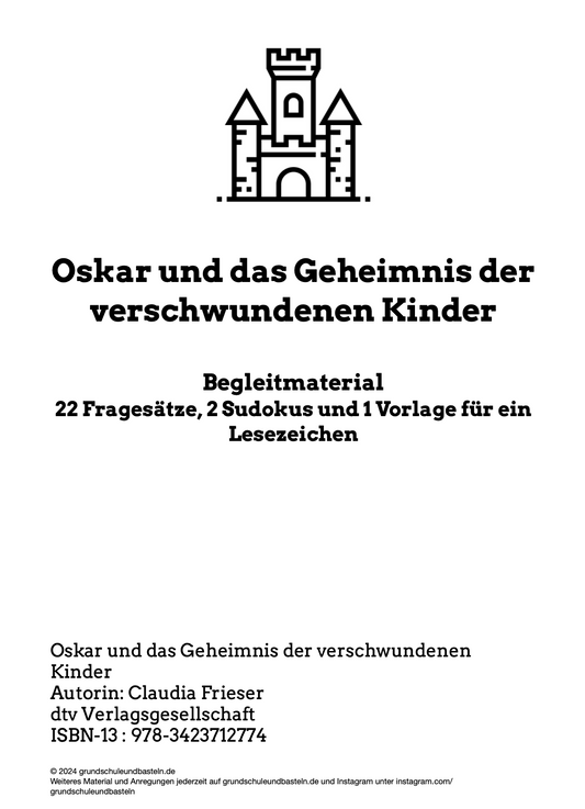 Eine Klassenlektüre lesen: Oskar und das Geheimnis der verschwundenen Kinder