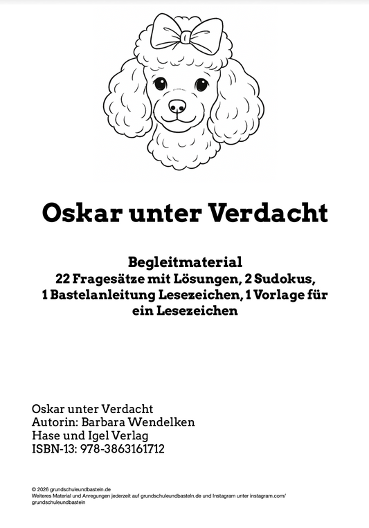 Eine lustige Detektivgeschichte: Oskar unter Verdacht