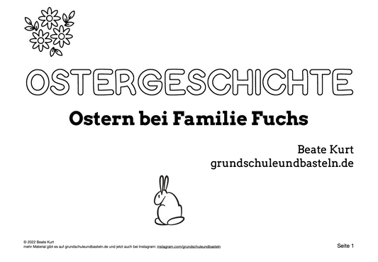 Lerngeschichte: Ostern bei Familie Fuchs