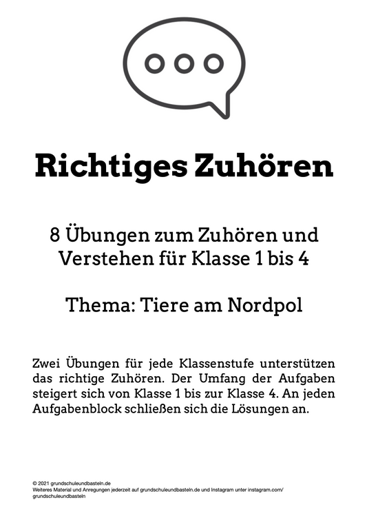 Richtiges Zuhören: Tiere am Nordpol