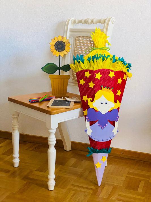 Bastelprojekt Schultüte: Prinzessin – Schultüte