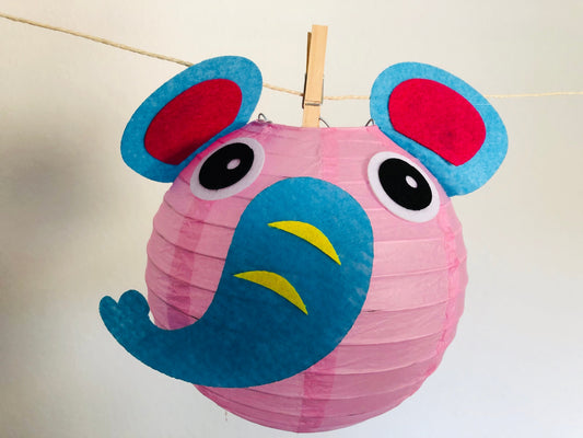 Sommer: Lampion Elefant basteln