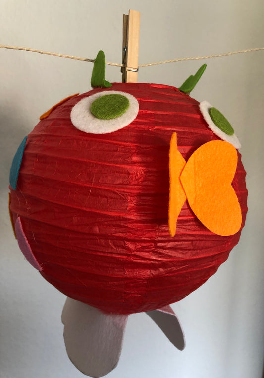 Sommer: Lampion Fisch basteln