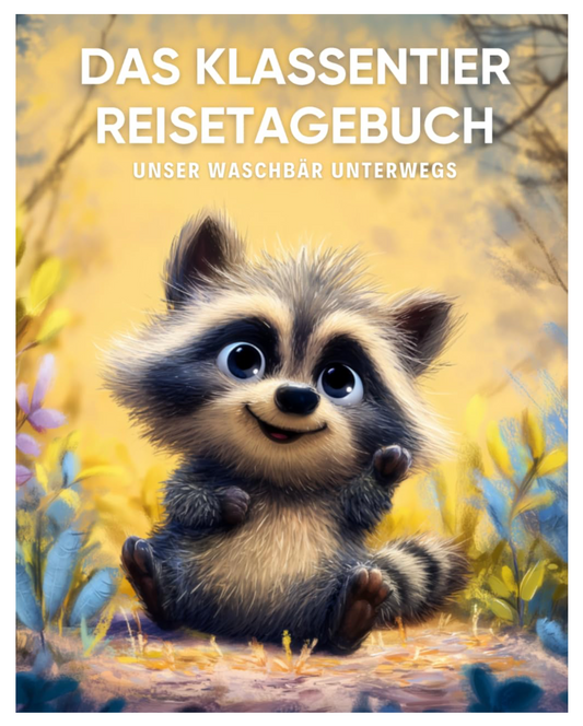 Das neue Schuljahr: Das Klassentier Reisetagebuch Waschbär