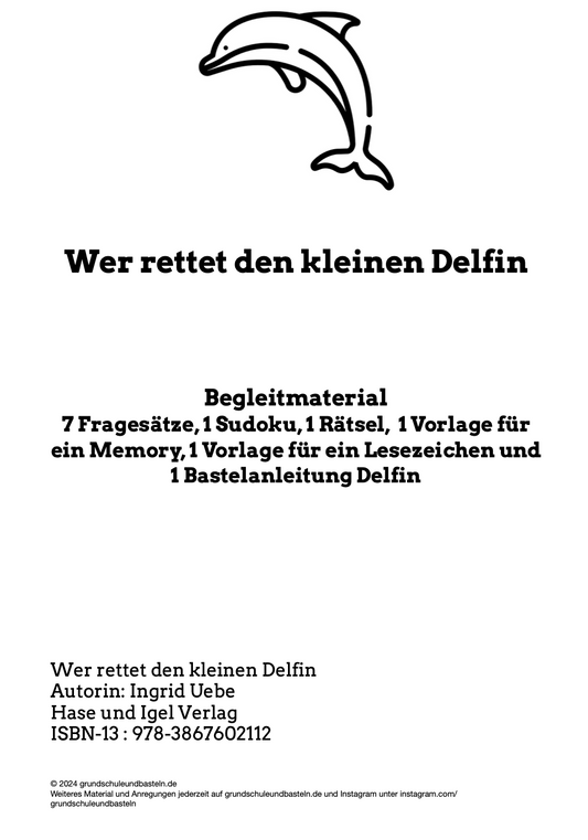 Eine Klassenlektüre lesen: Wer rettet den kleinen Delfin