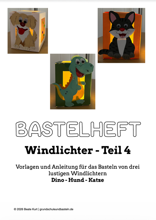 Lustige Windlichter für das Kinderzimmer basteln