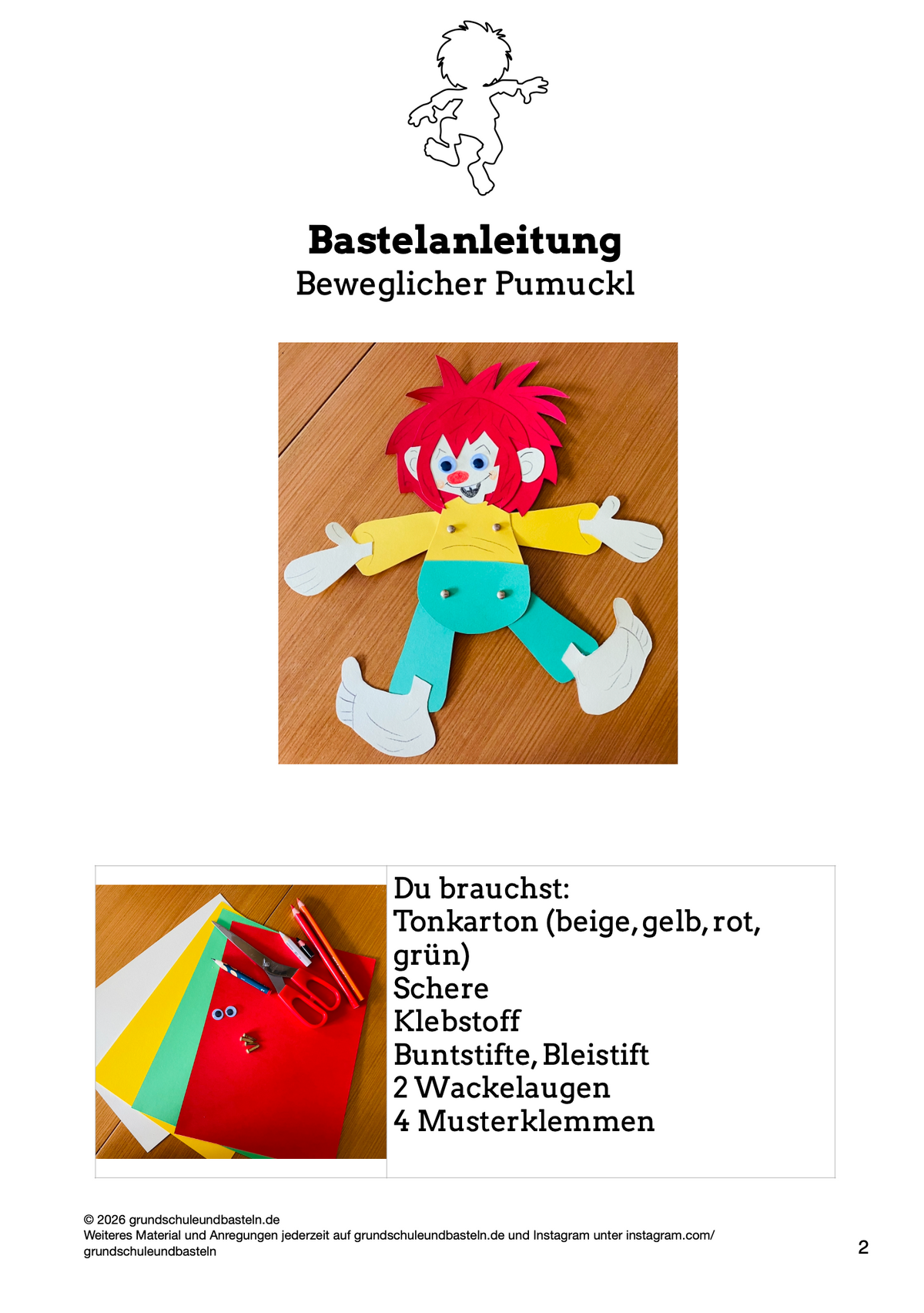Bastelheft: Pumuckl