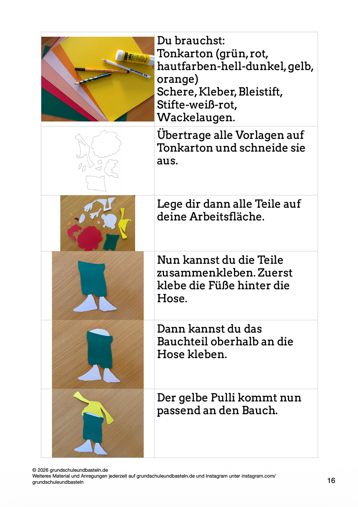 Bastelheft: Pumuckl