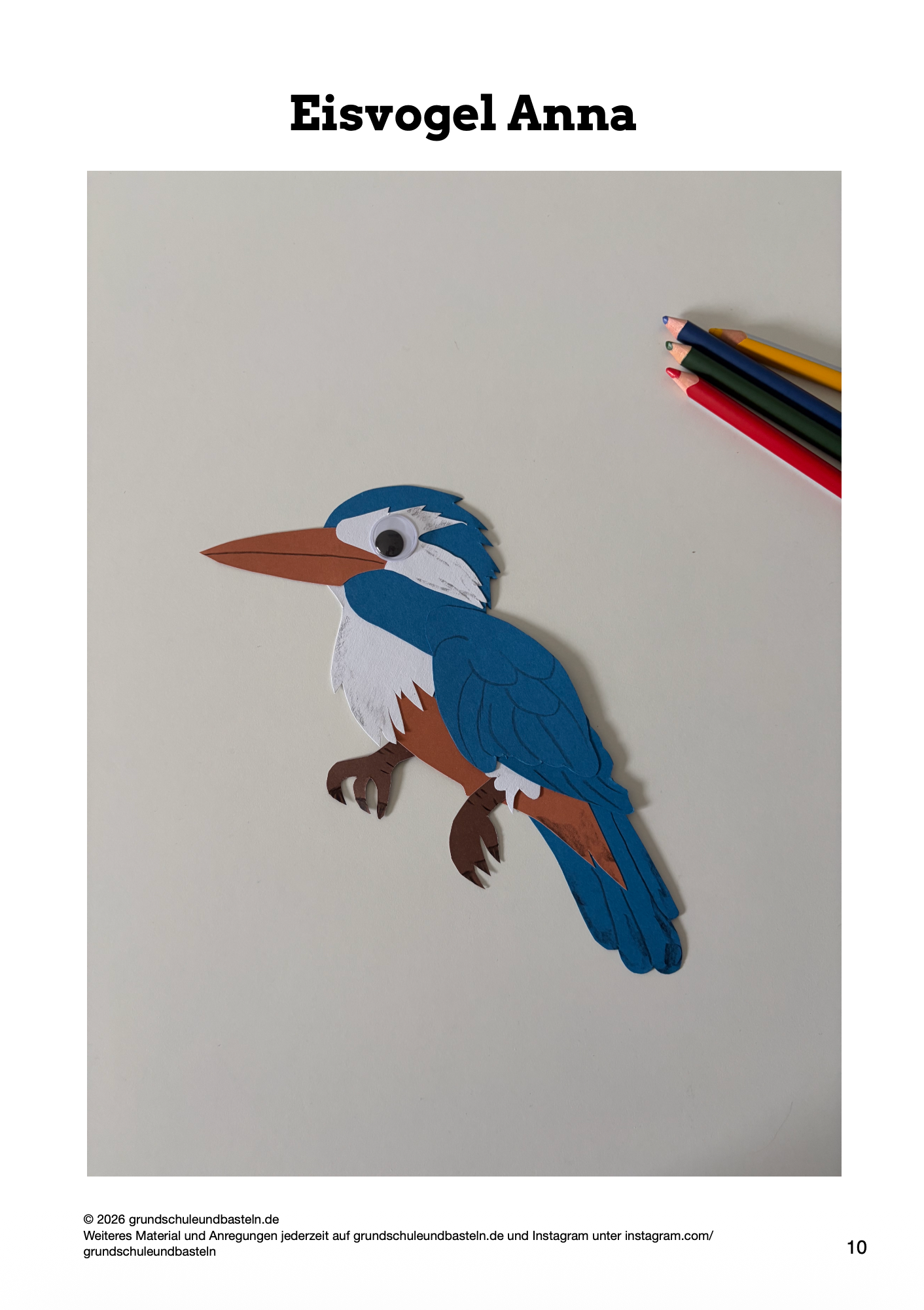 Bastelheft: Vögel