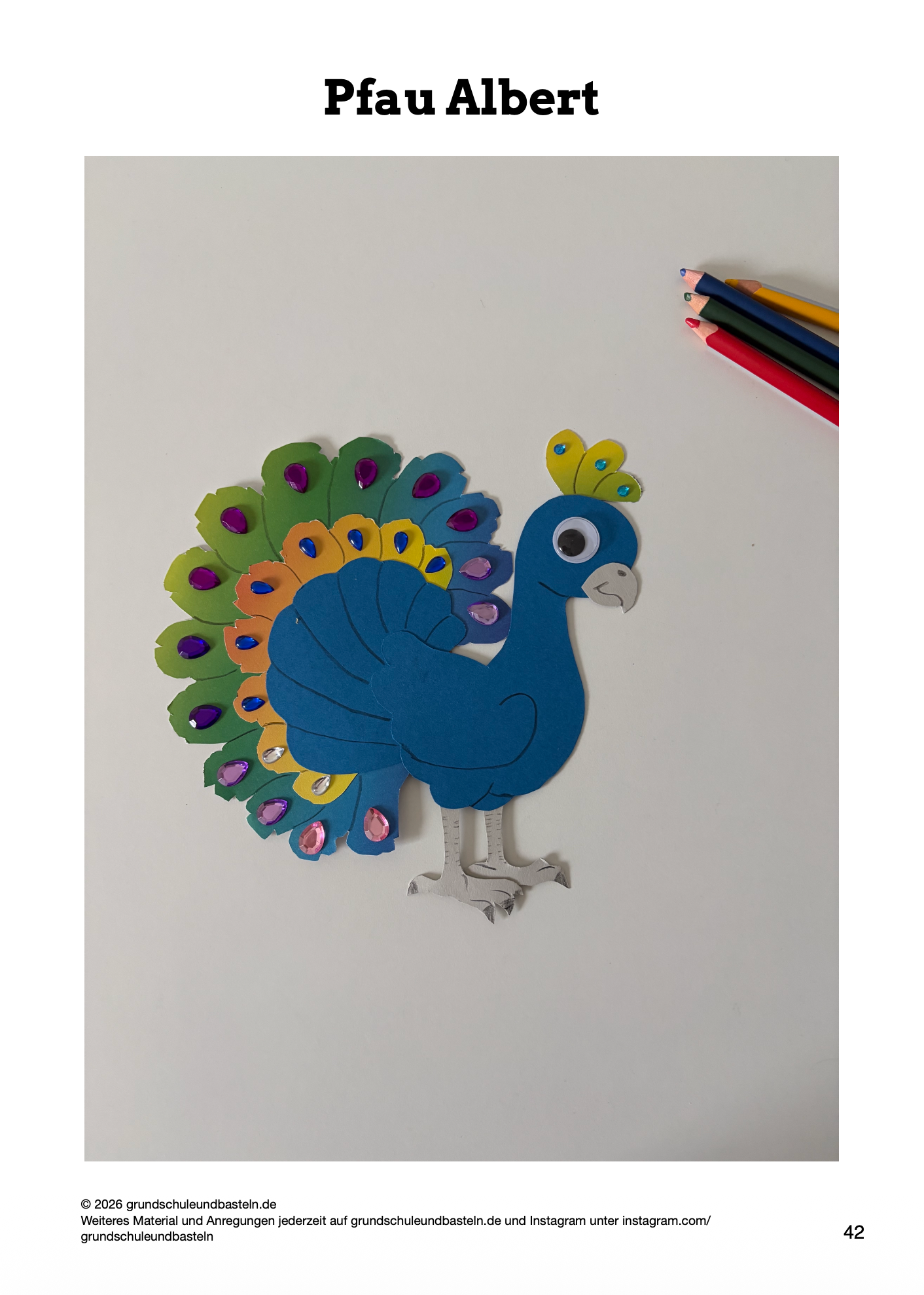 Bastelheft: Vögel