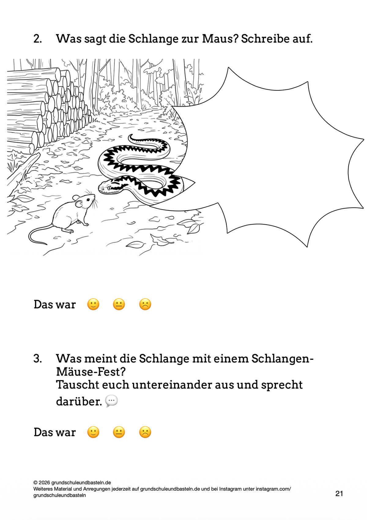 Begleitmaterial: Der Grüffelo