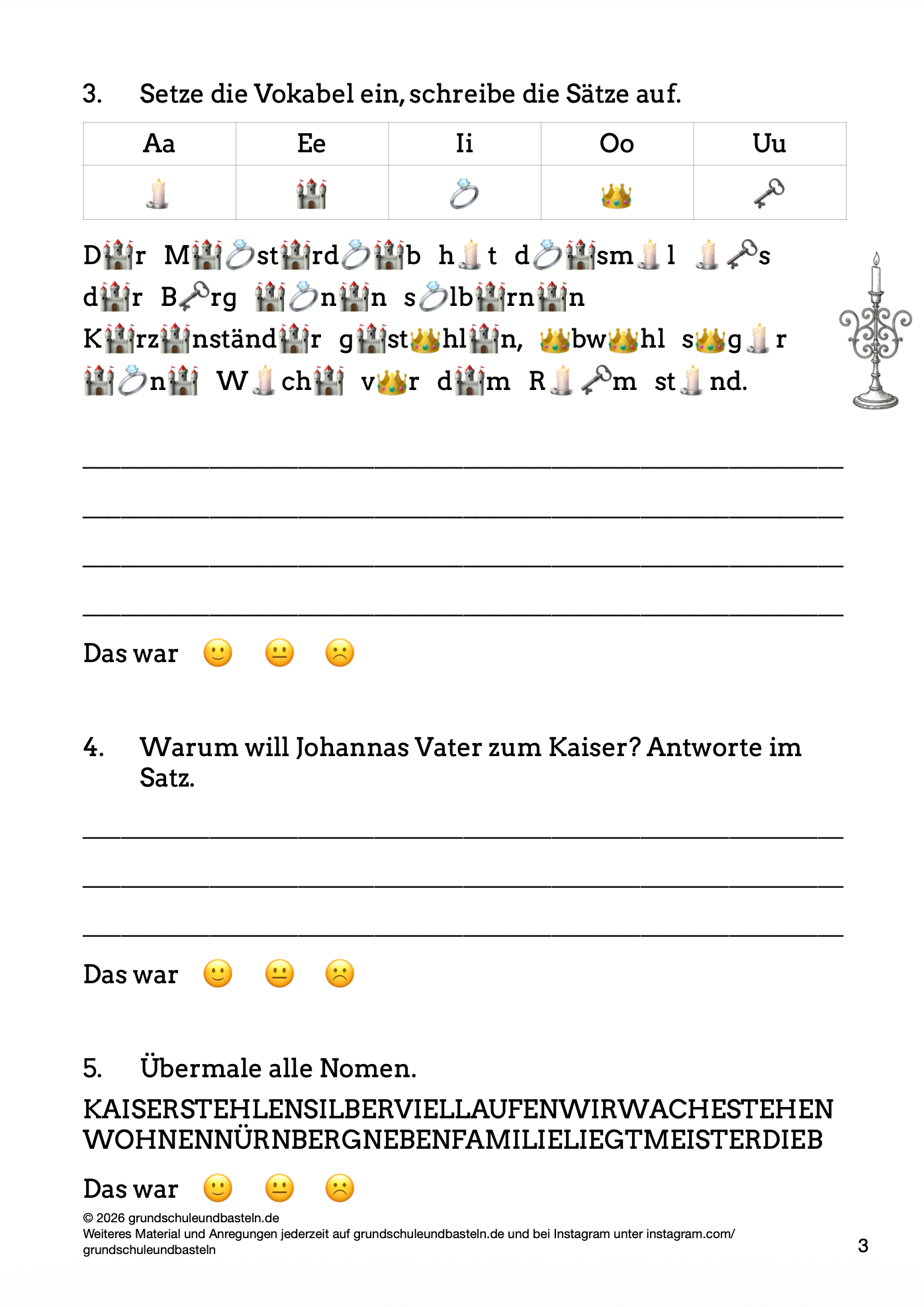 Begleitmaterial: Der Meisterdieb