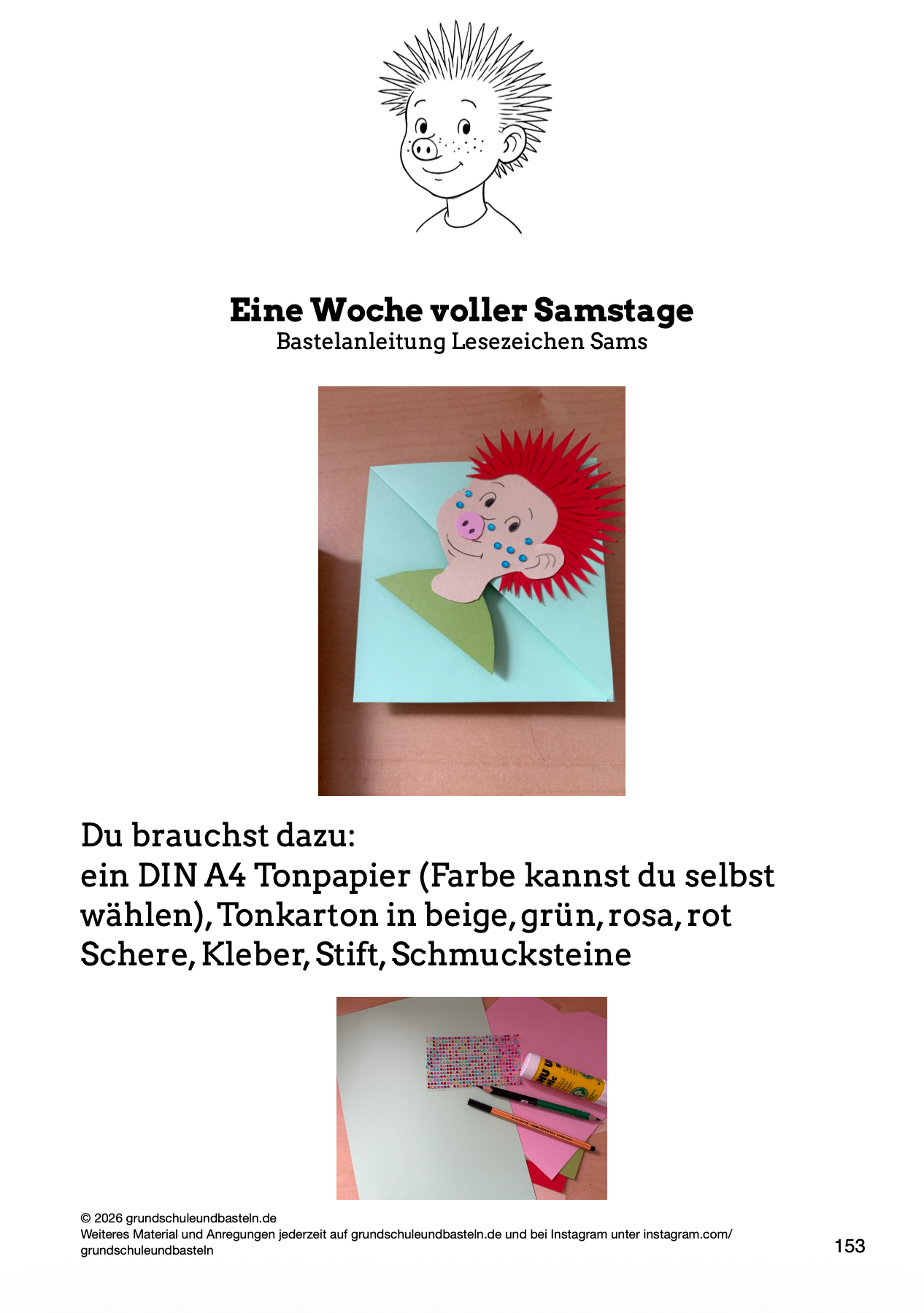 Begleitmaterial: Eine Woche voller Samstage