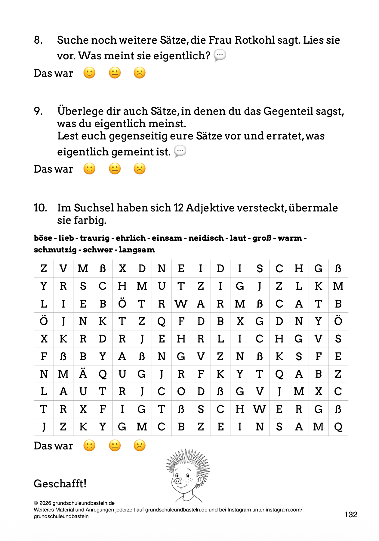Begleitmaterial: Eine Woche voller Samstage