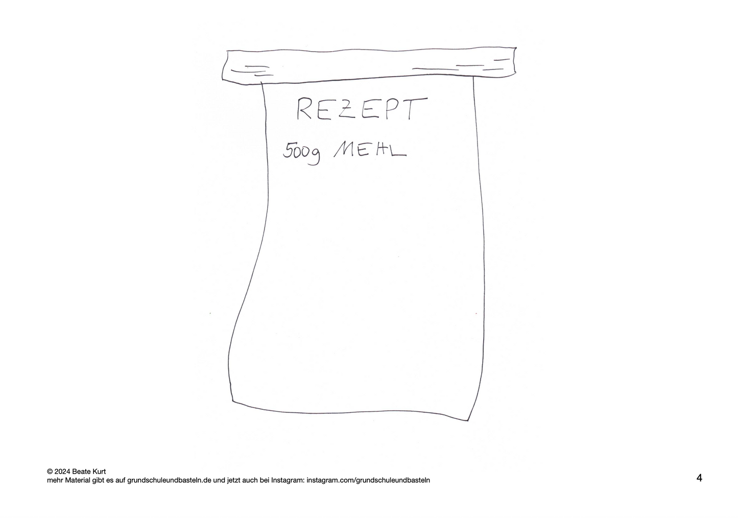 Erzähl– und Malheft: In der Weihnachtsbäckerei