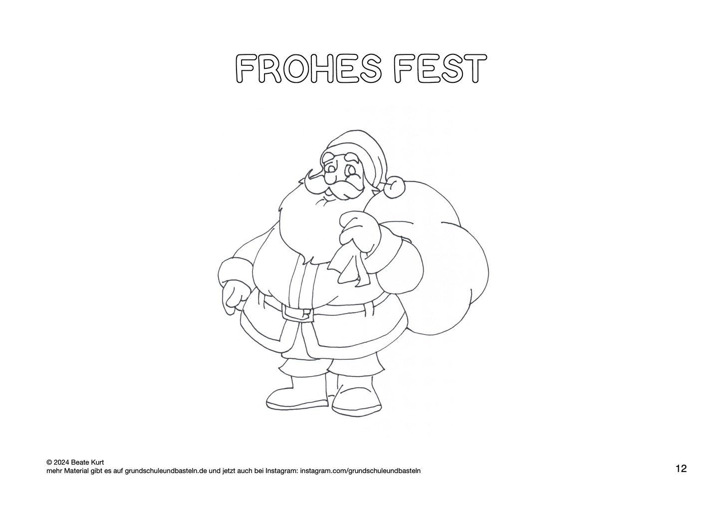 Erzähl– und Malheft: In der Weihnachtsbäckerei