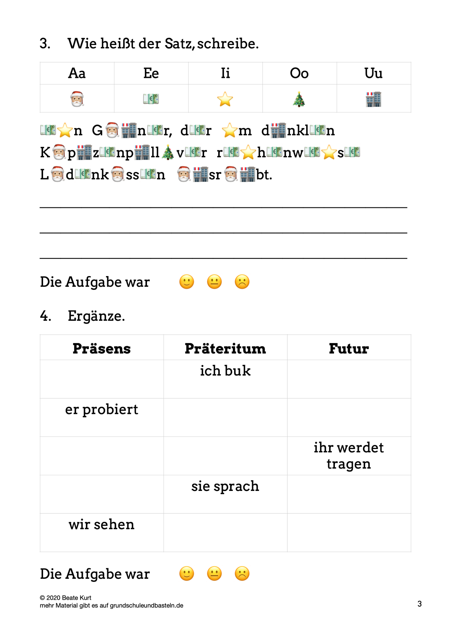 Begleitmaterial: Kugelblitz als Weihnachtsmann