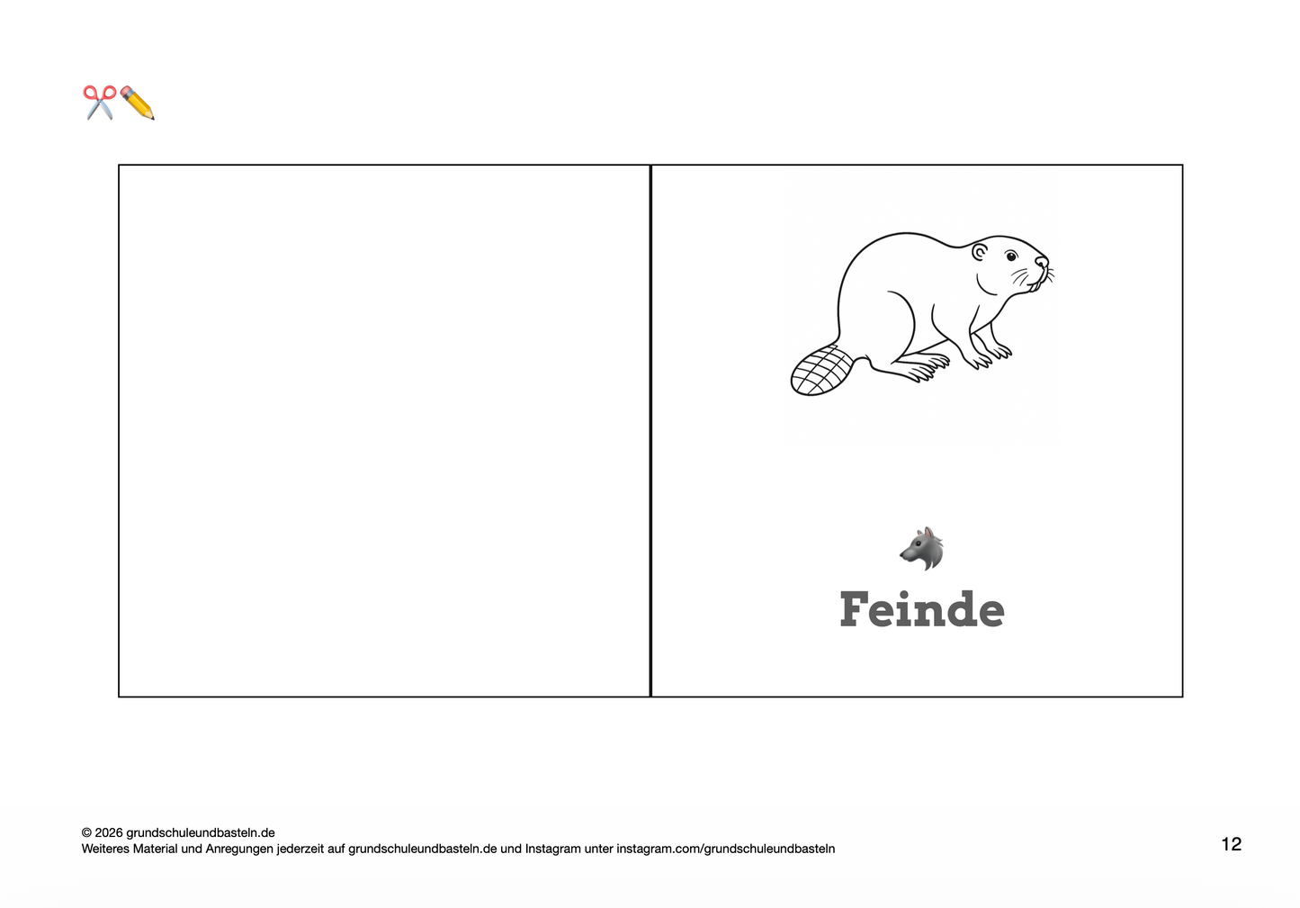 Lapbook: Biber