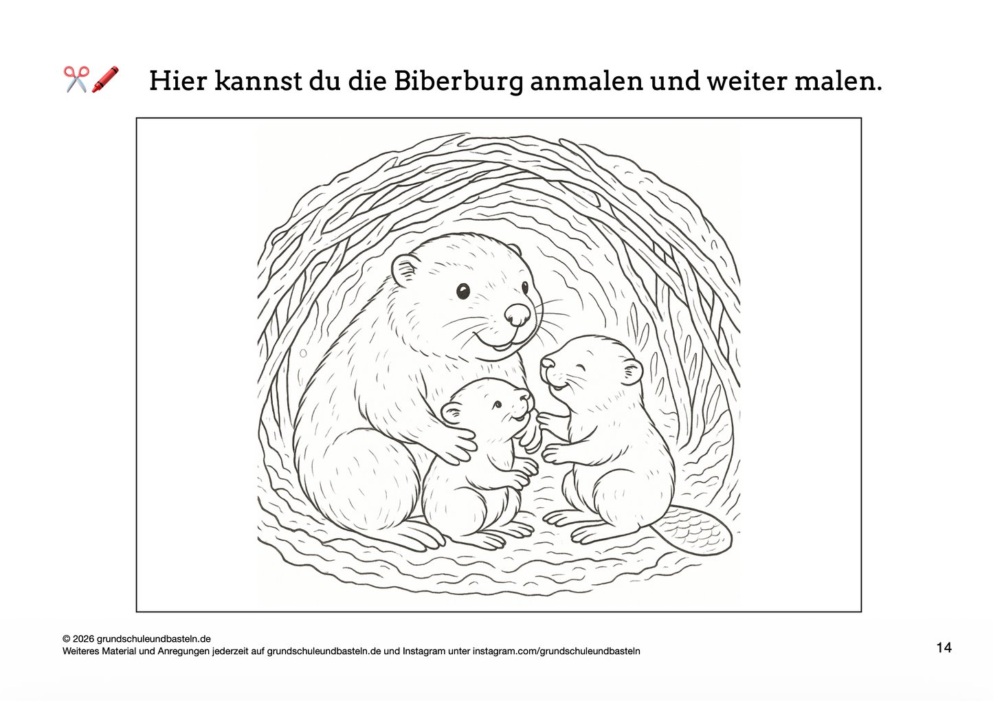 Lapbook: Biber