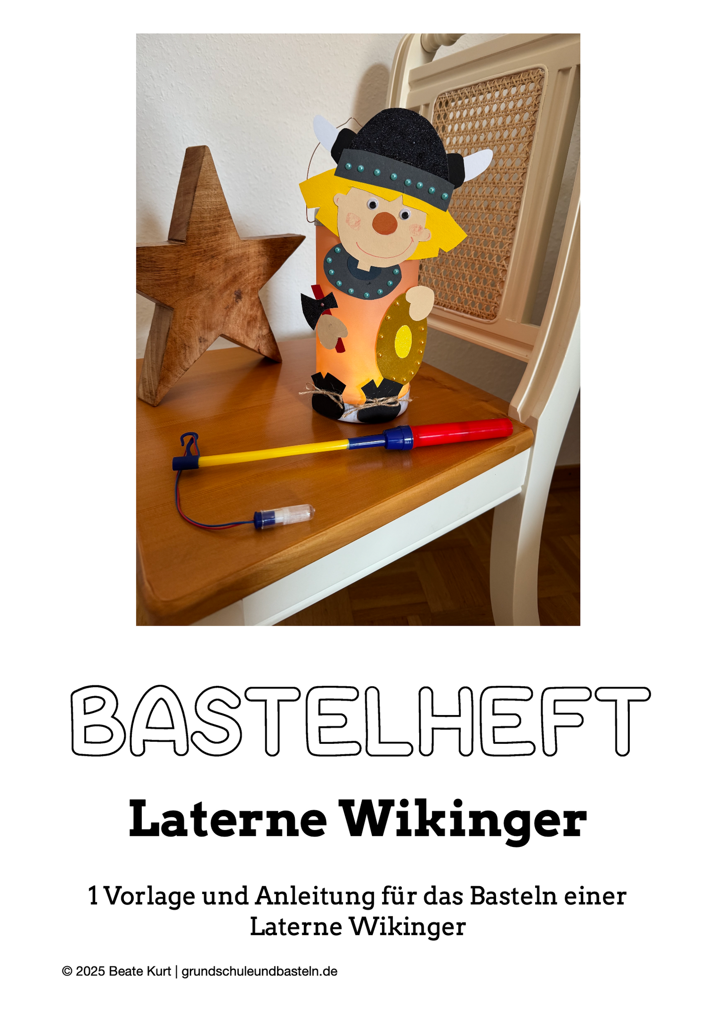 Bastelheft: Laterne Wikinger