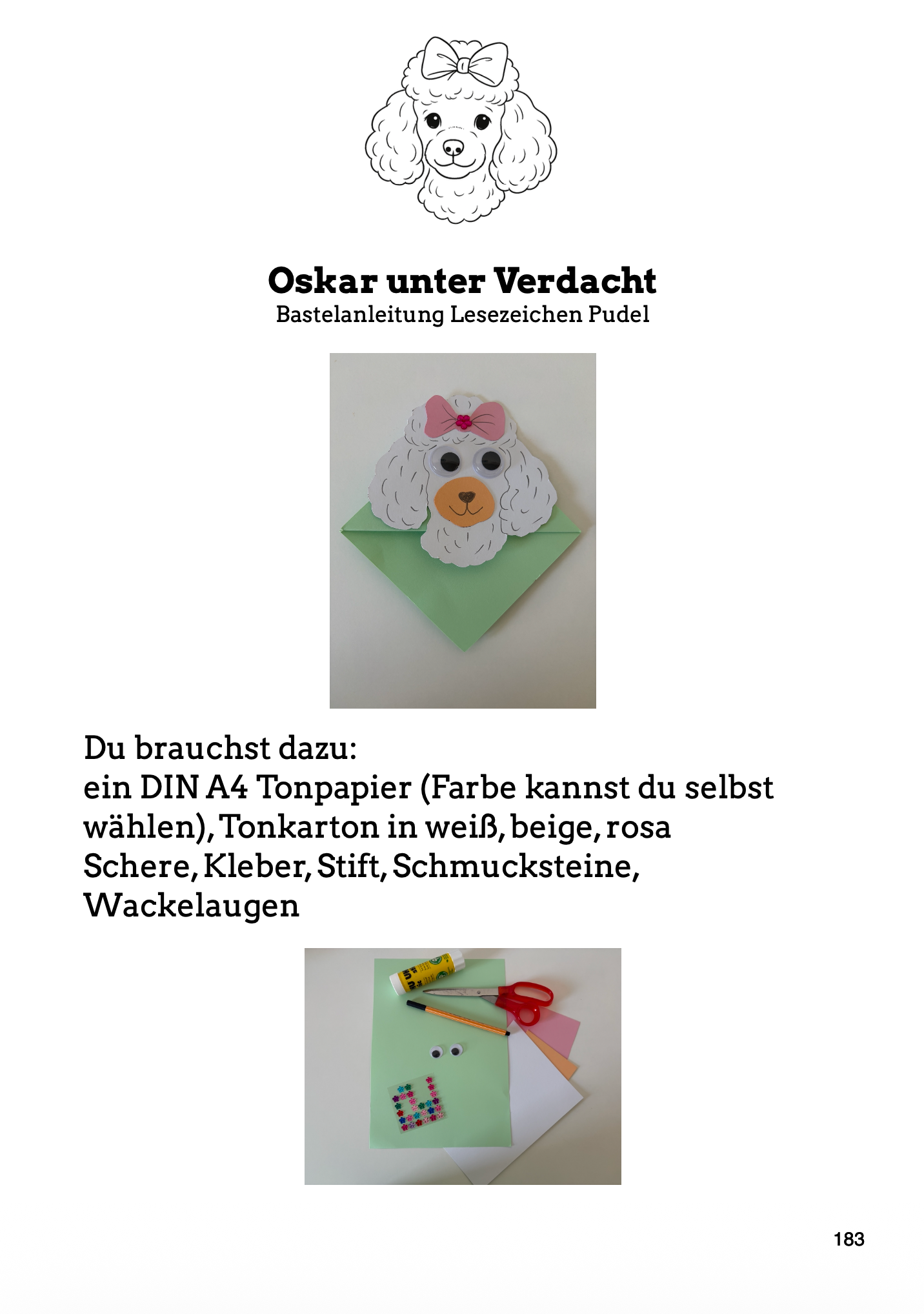 Begleitmaterial: Oskar unter Verdacht