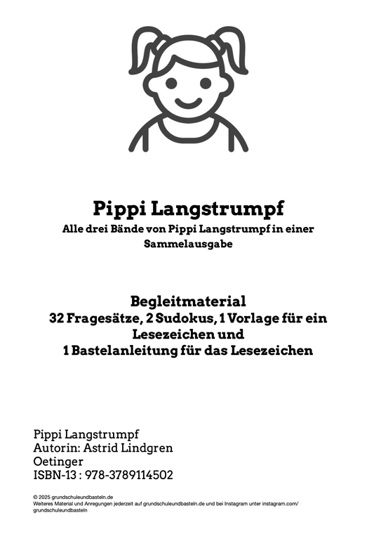 Begleitmaterial: Pippi Langstrumpf