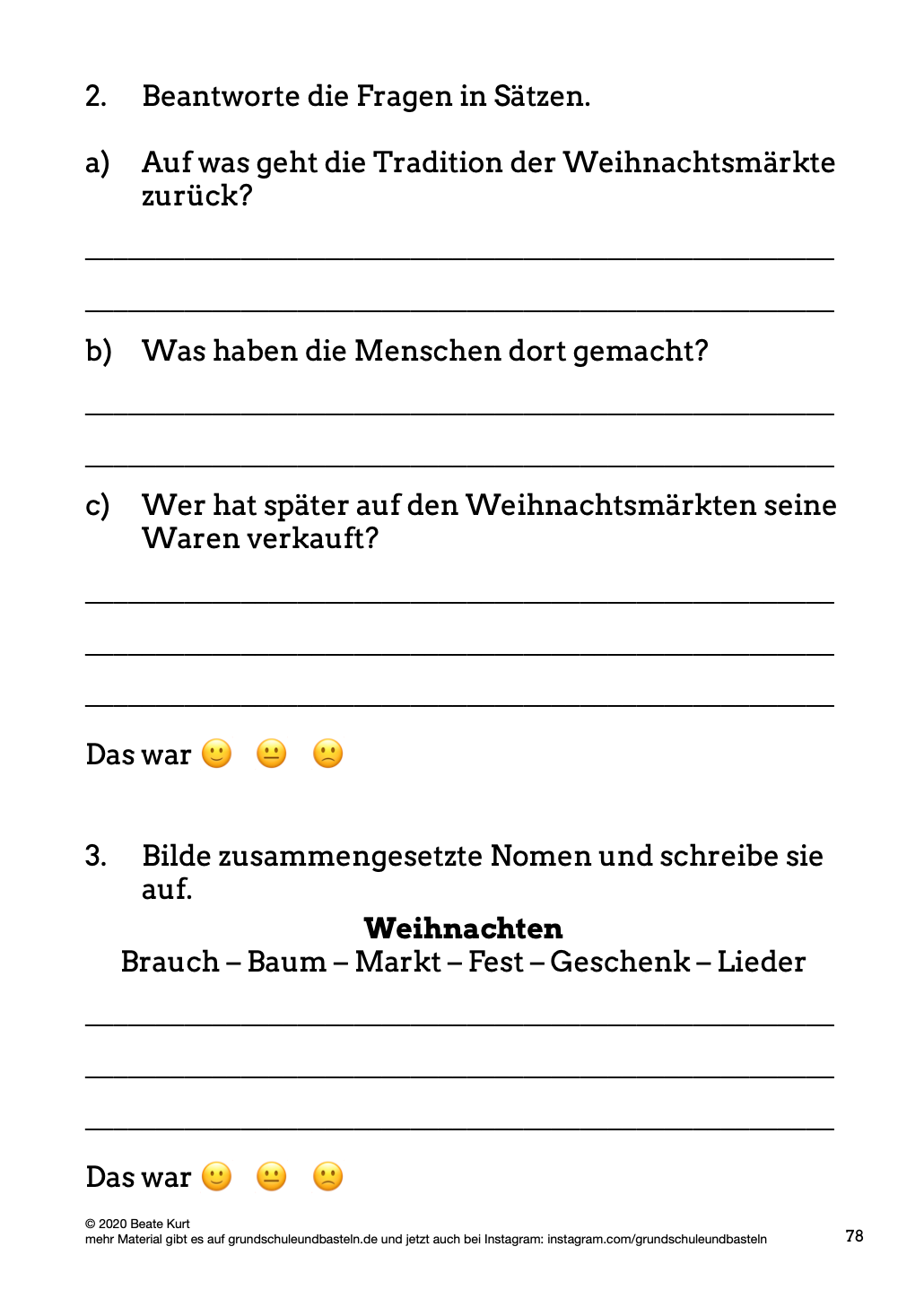 Hörverstehen: Weihnachten