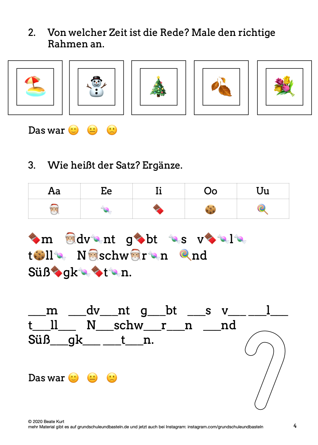 Hörverstehen: Weihnachten