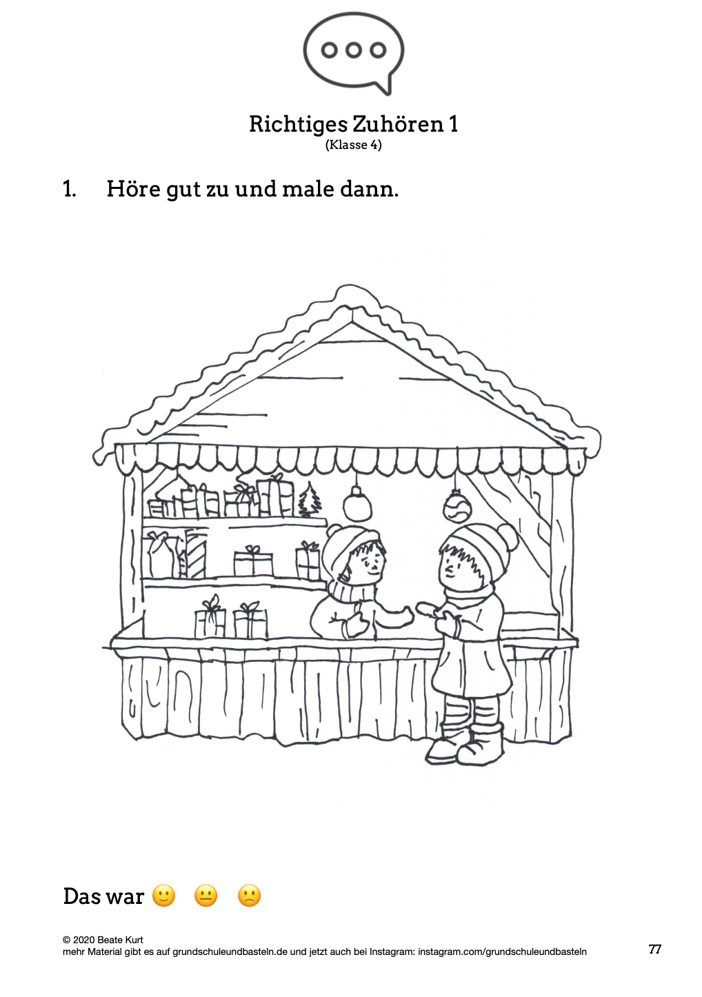 Hörverstehen: Weihnachten